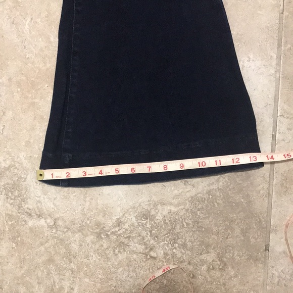 Kancan denim bell bottoms size 7, button flys - Picture 7 of 9